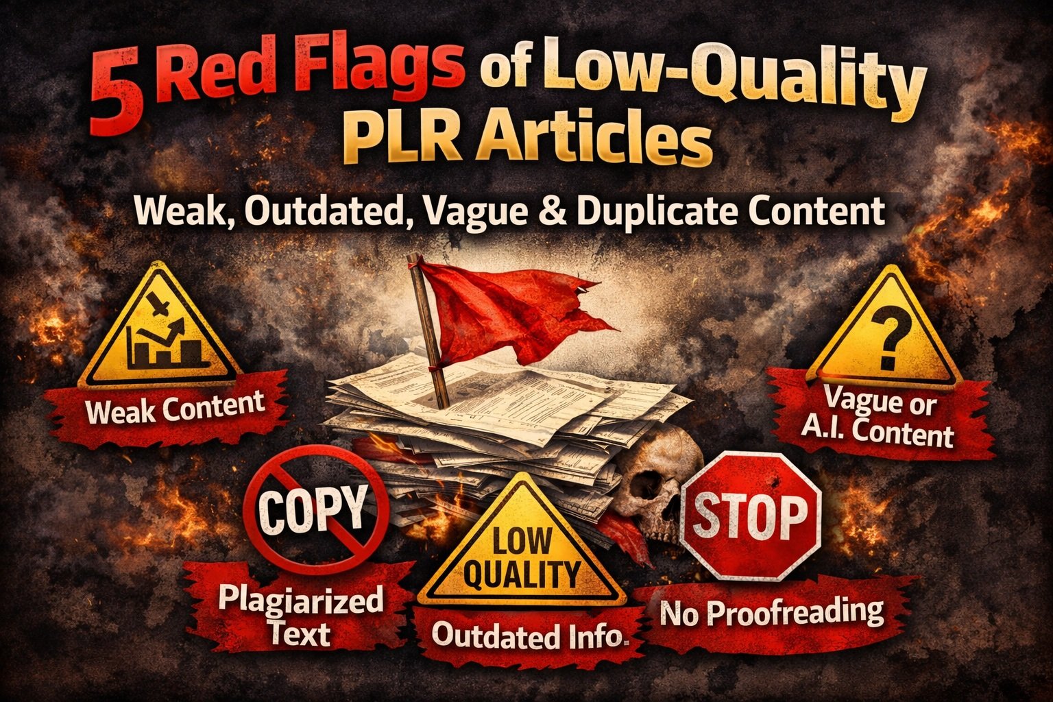 How to Evaluate PLR Quality Before You Buy (Red Flags to Watch)