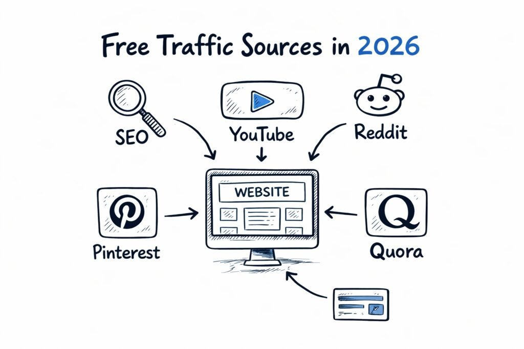 free traffic sources for beginners